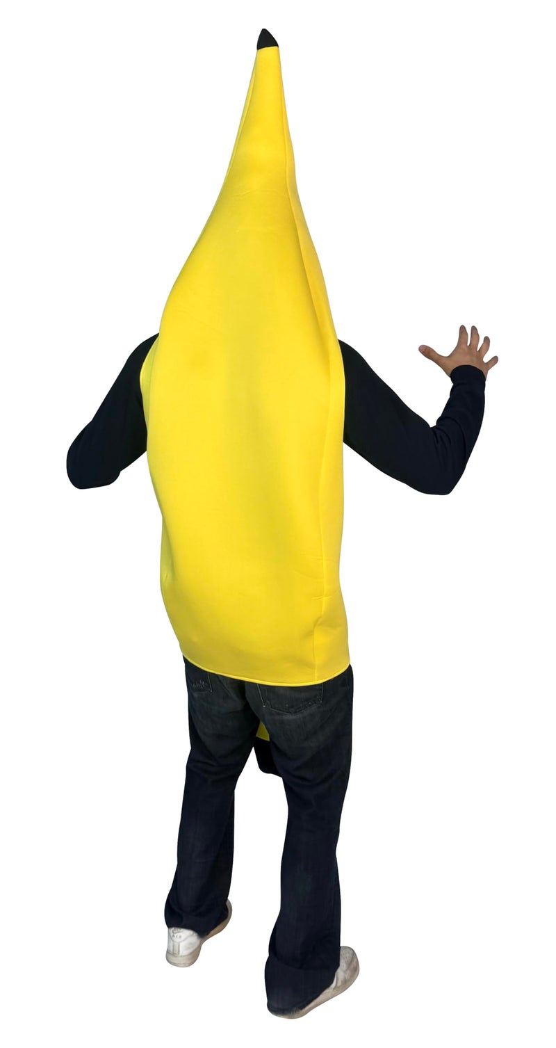 Rasta Imposta mens Banana Deluxe Adult Sized Costumes, Yellow, One Size US, (GC7102) - Image 1